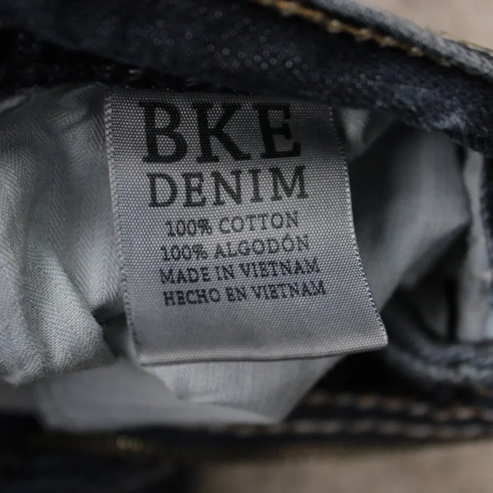 BKE Jake Jeans Mens 30R Blue Straight Leg Cotton Stretch Denim w/ 32"inseam - Picture 13 of 15